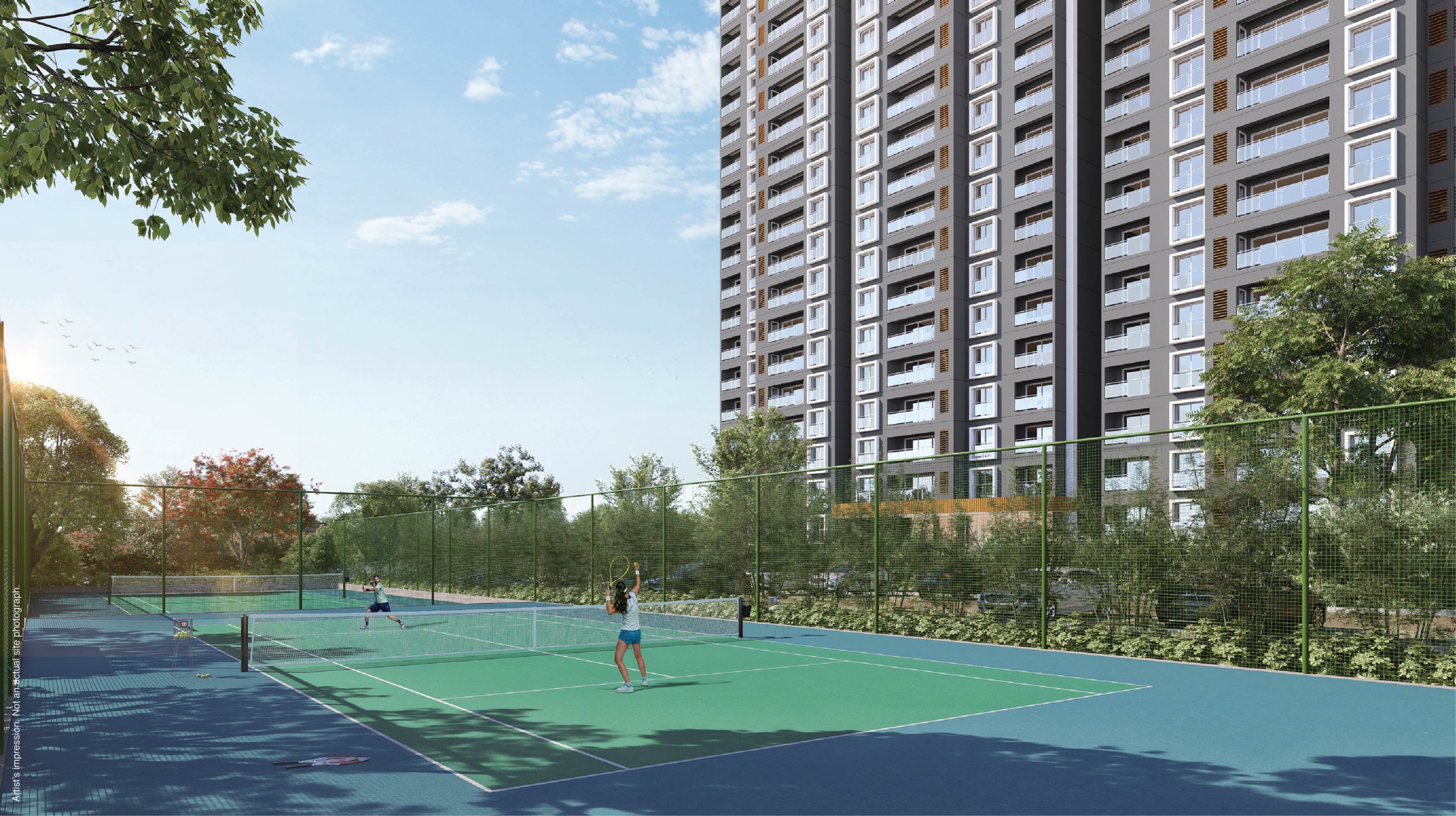 Godrej Woodscapes swimming pool at Budigere Cross Bangalore