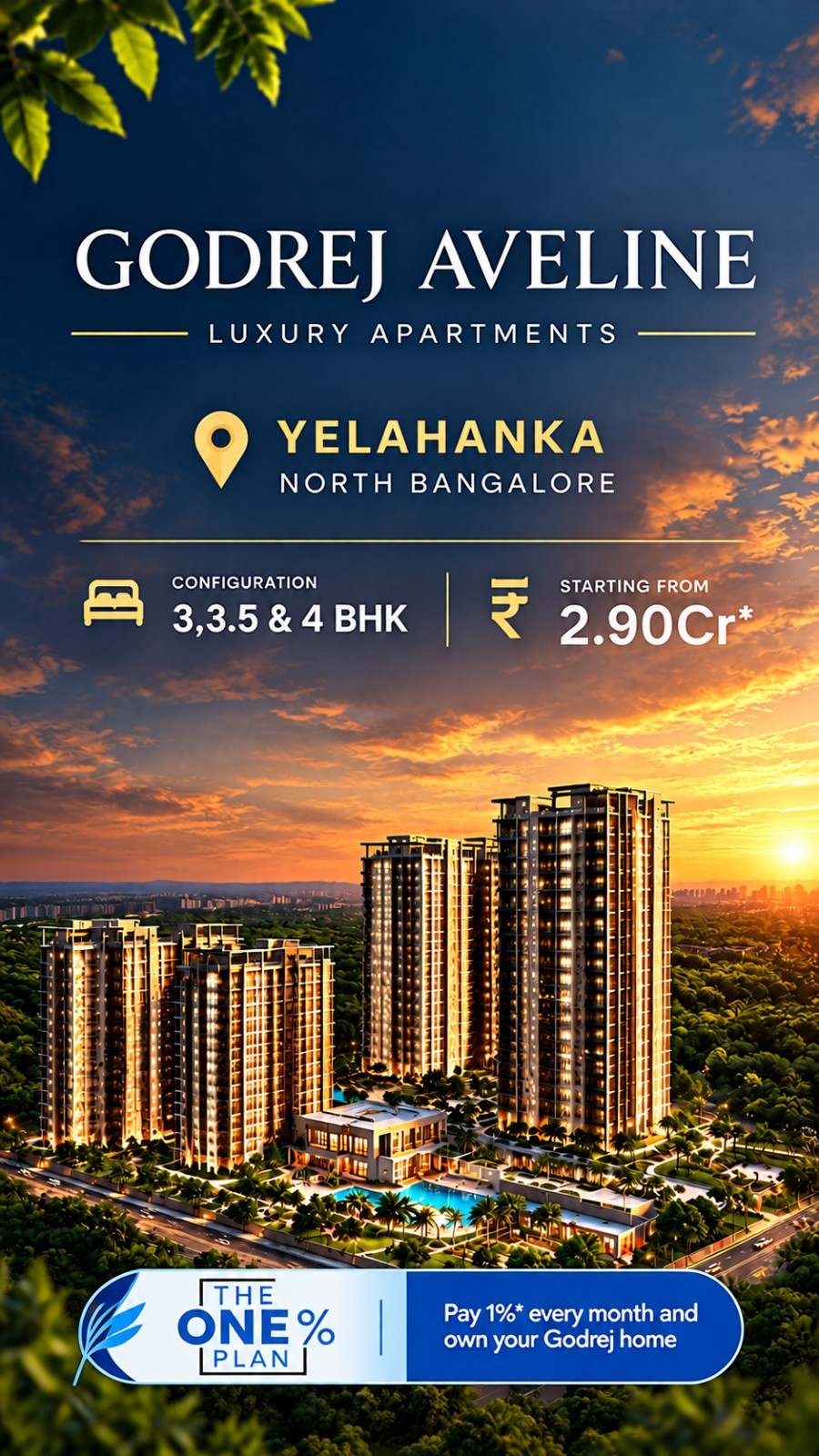 Godrej Aveline mobile banner