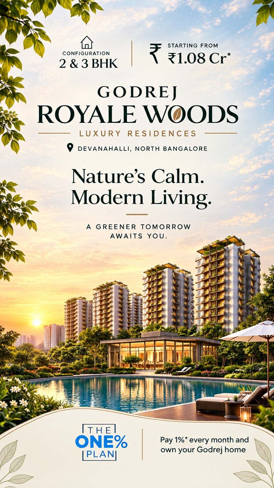 Godrej Royale Woods mobile banner